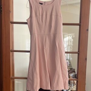 Talbots Blush Pink Sleeveless Midi Dress